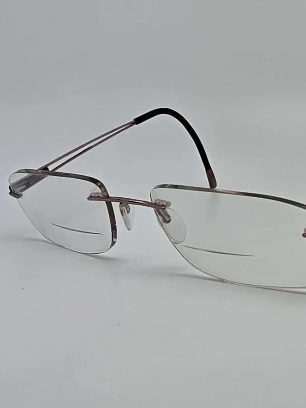Silhouette 7661 40 6056 Spring Blossom Titanium Rimless Eyeglasses Frame w/ Case